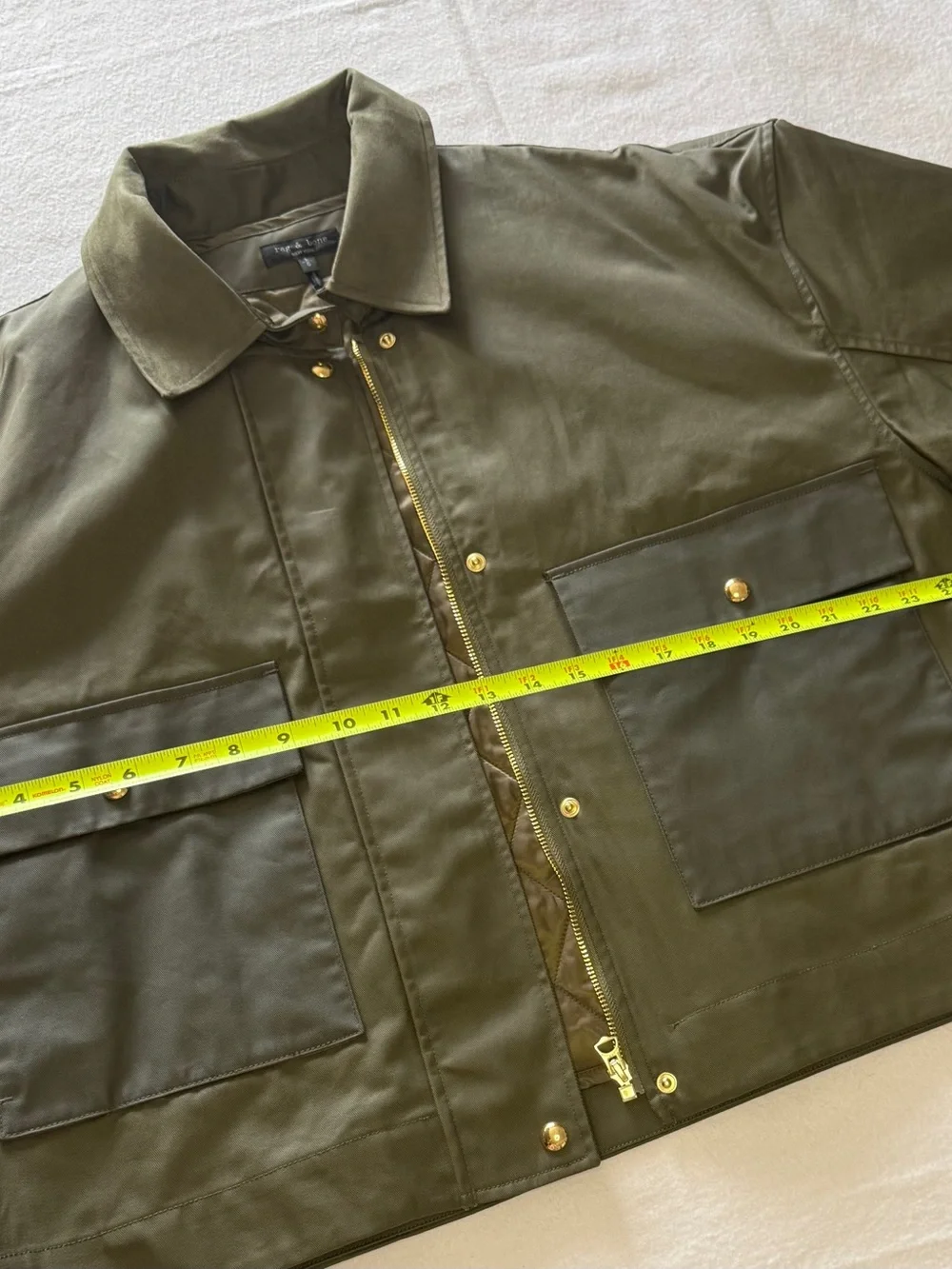 Rag & Bone Nonie Cotton Field Jacket NWT Zip Out Liner 3 Coats in 1 $548 Retail